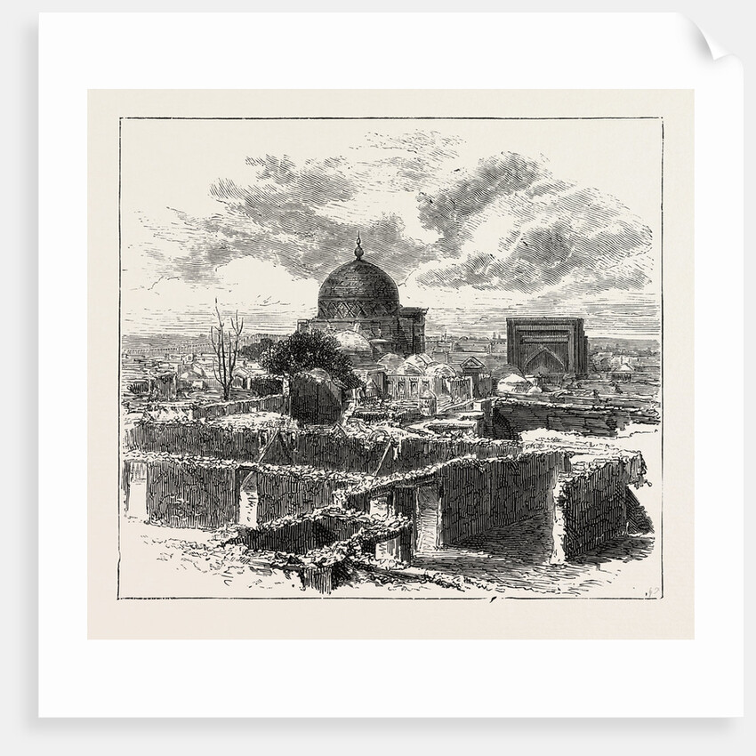 The Russian Expedition to Khiva, Views in the City: The Chief School in Khiva, Uzbekistan by Anonymous