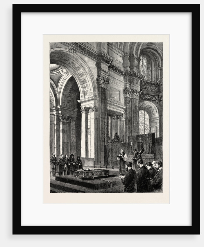 Funeral of the Late Sir Edwin Landseer in St. Paul's Cathedral, London by Anonymous