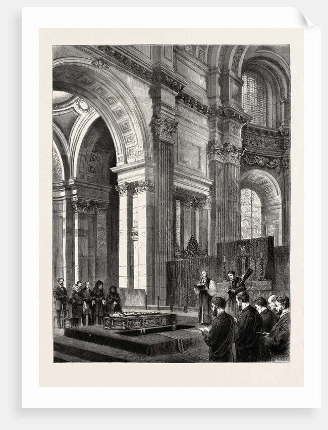 Funeral of the Late Sir Edwin Landseer in St. Paul's Cathedral, London by Anonymous