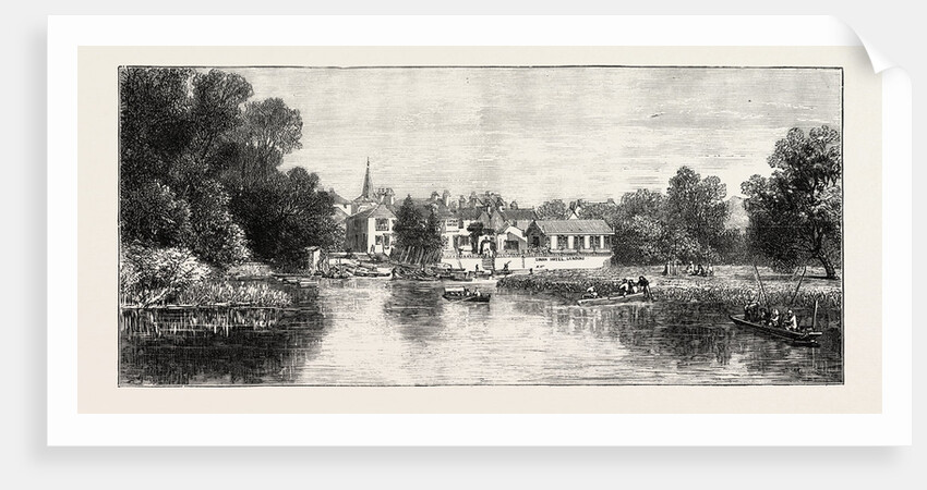 The Proposed Waterworks at Thames Ditton, the River Side As It Now is by Anonymous