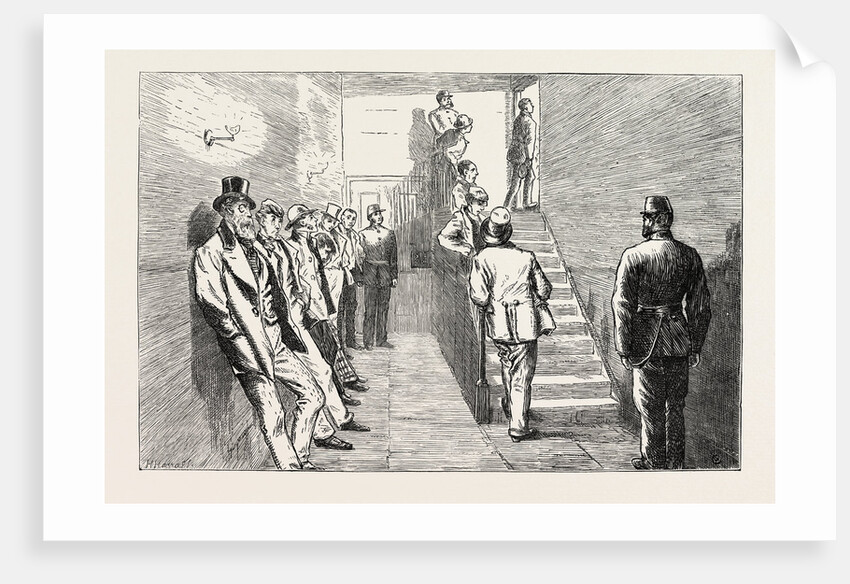 Passage and Stairs Leading to the Dock in the Old Bailey by Anonymous