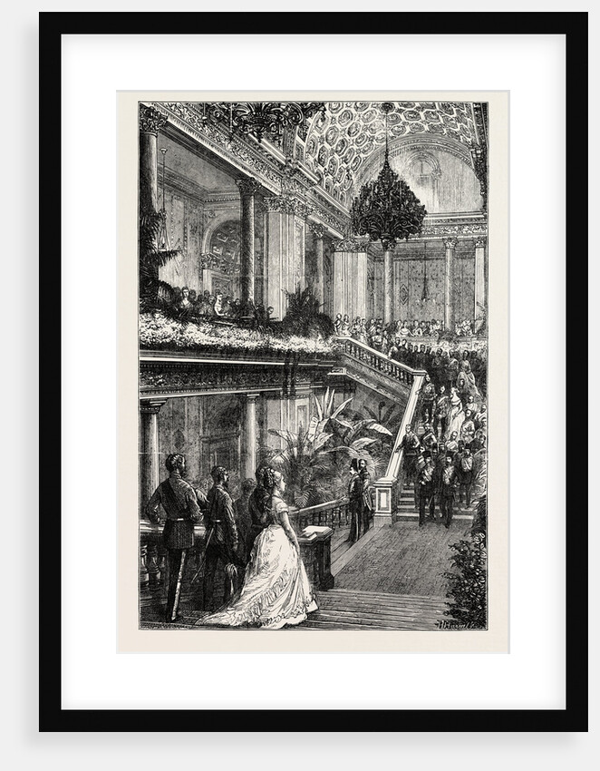 The Reception of the Shah at the Foreign Office: View on the Staircase by Anonymous