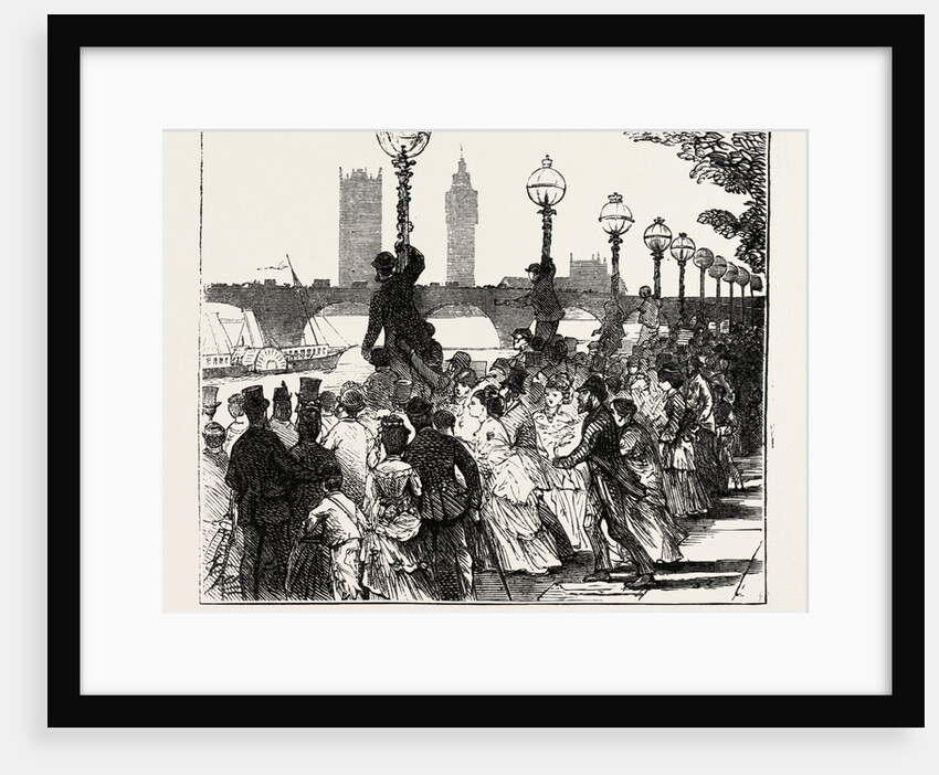 The Rush on the Embankment, London by Anonymous
