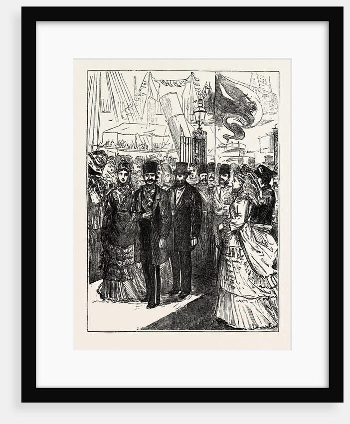 H.M. The Shah at Greenwich, London by Anonymous