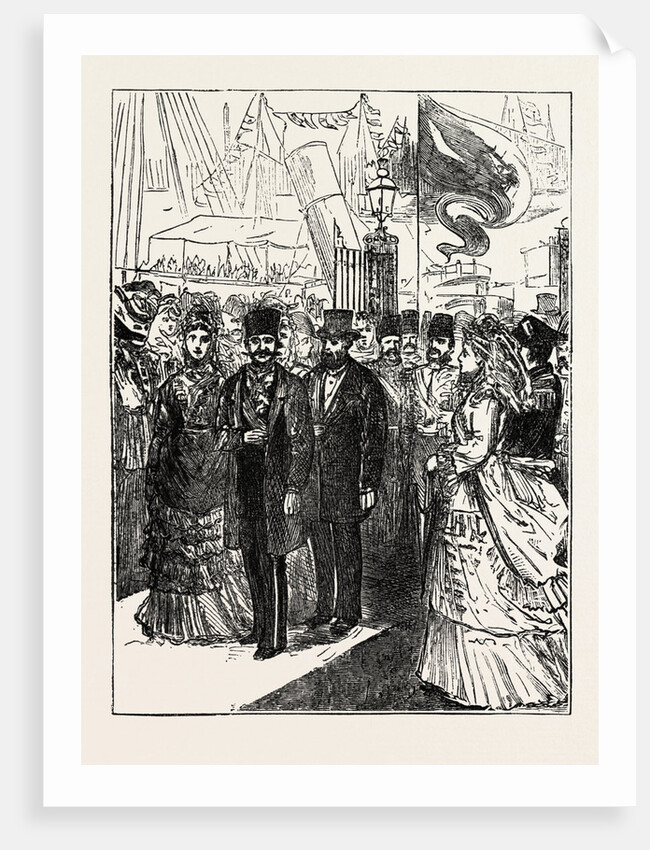 H.M. The Shah at Greenwich, London by Anonymous