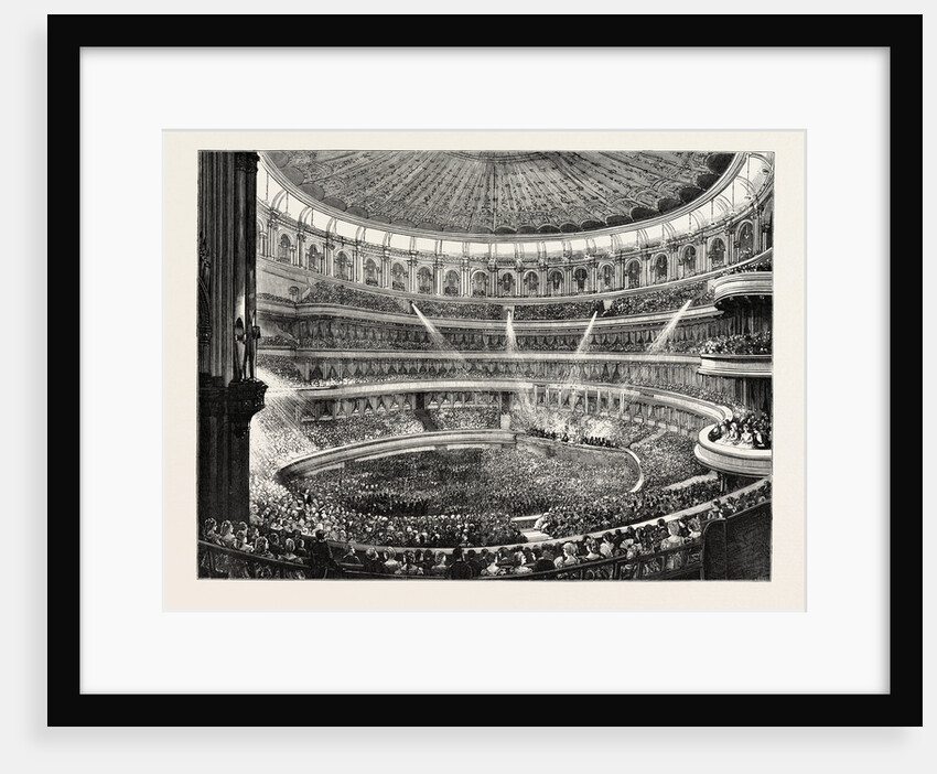 The State Concert at the Royal Albert Hall: General Effect of the Lime-Light, London by Anonymous