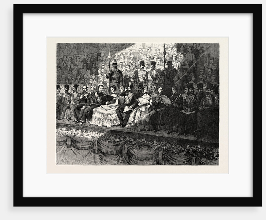 The State Concert at the Royal Albert Hall: The Dais, London by Anonymous