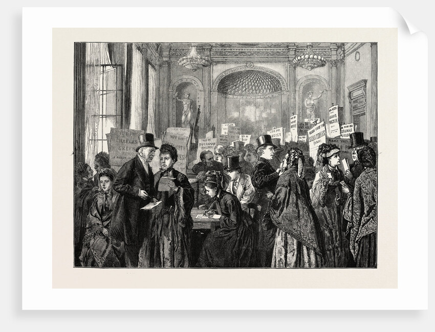 London Sketches: A Scene at a Charity Election at the London Tavern by Anonymous