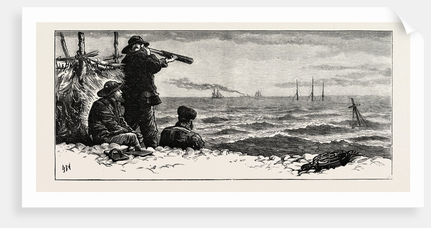 The Northfleet Disaster: View of the Northfleet from Dungeness; UK by Anonymous