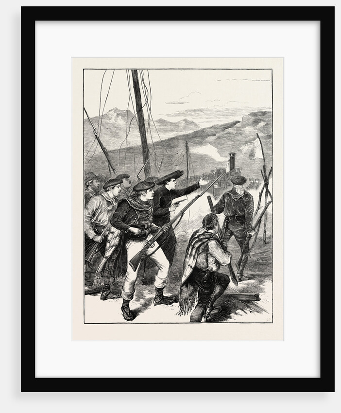 Travelling in Spain: A Train Attacked by Carlists by Anonymous