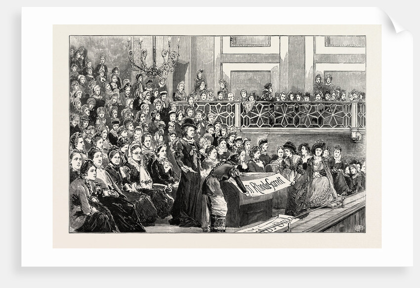 Women's Suffrage: The National Demonstration at St. James's Hall by Anonymous