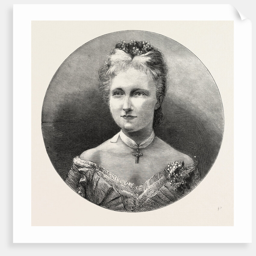 The Austrian Royal Marriage: The Princess Stephanie of Belgium Betrothed to the Archduke Rudolf, Austria by Anonymous