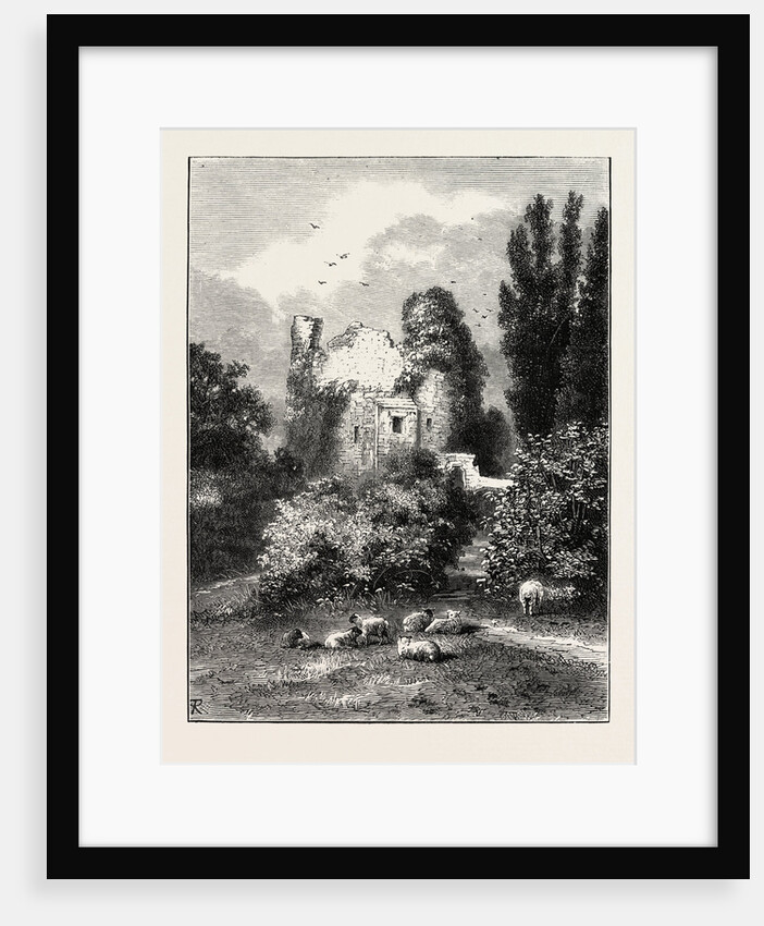 Remains of Ancient Castle, Hawarden Park, Wales by Anonymous