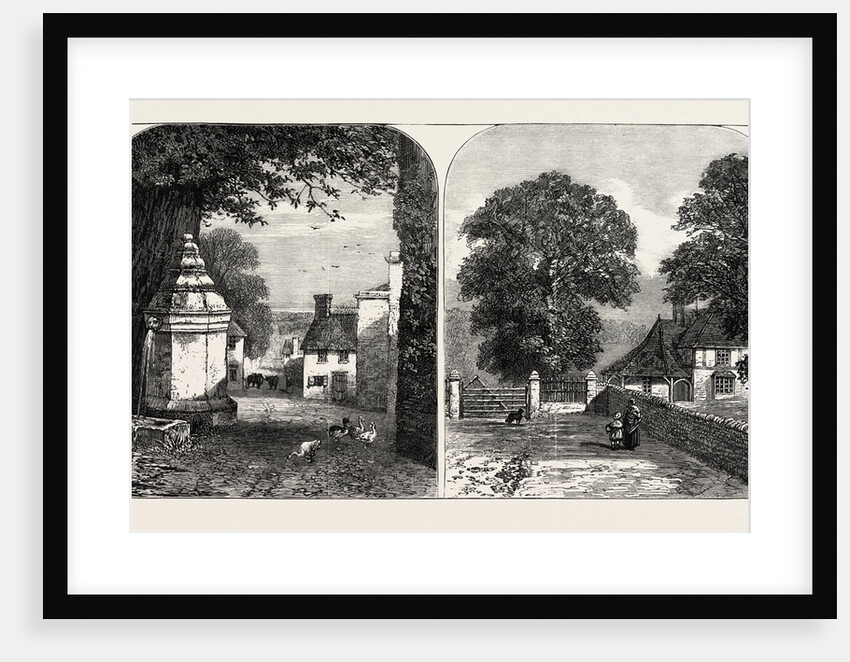 View from Hawarden Overlooking the Estuary of the Dee; Hawarden Lodge, on the Chester and Northop Road, One Mile from the Castle by Anonymous
