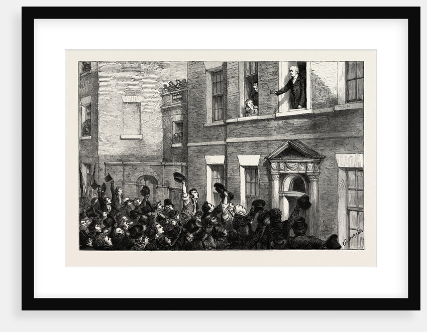 The Liverpool Election, 1812; Mr. Gladstone Speaking at Hawarden on His 70th Birthday by Anonymous