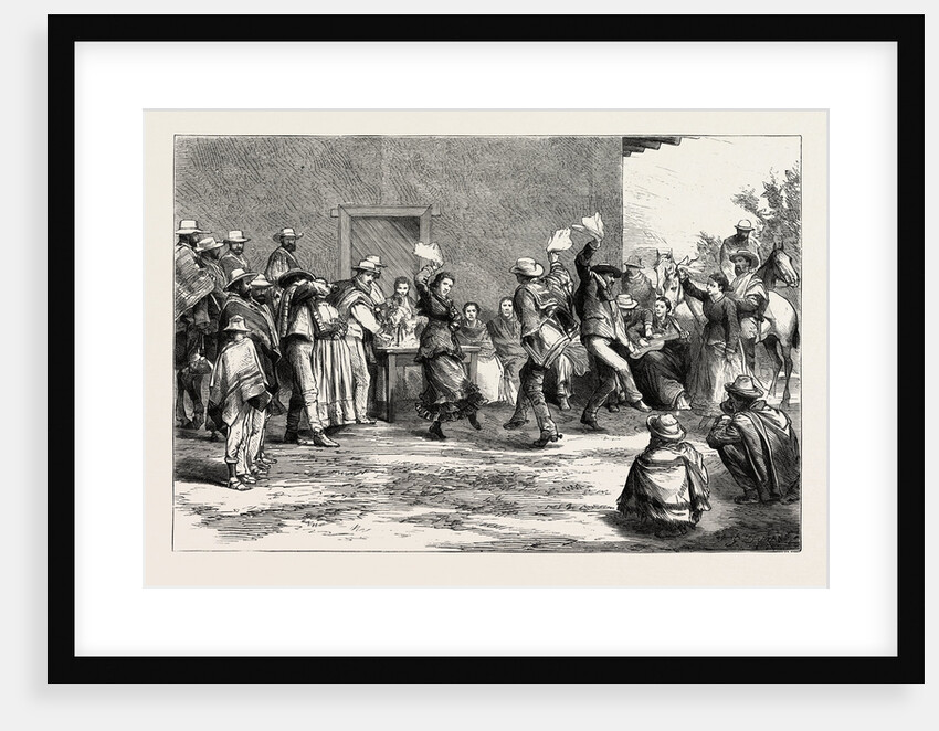 At a Chilian Rodeo: Dancing the Cueca, Chile by Anonymous