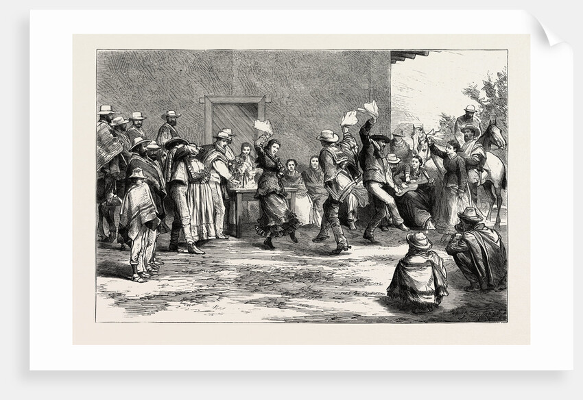 At a Chilian Rodeo: Dancing the Cueca, Chile by Anonymous