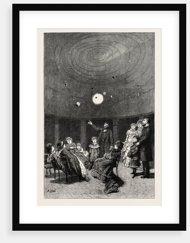 Interior of Signor Perini's New Planetarium by Anonymous