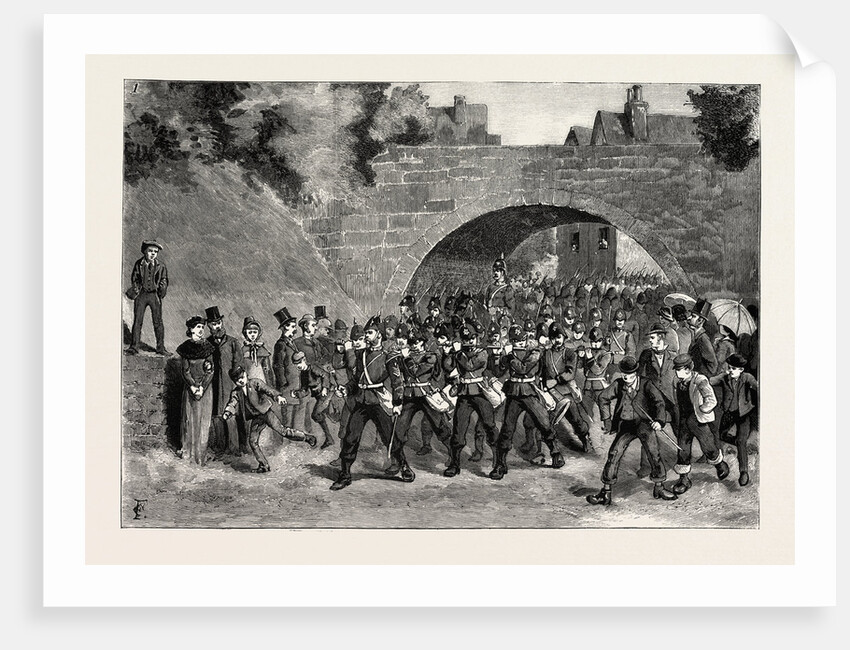 The Easter Volunteer Review at Brighton: A Metropolitan Detachment on the March by Anonymous