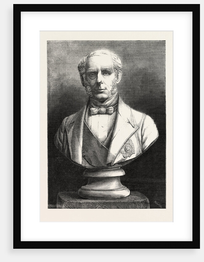 Bust of the Right Hon. Sir J. Pakington, Bart., M.P., Placed in the Museum of the Royal Naval Hospital, Haslar by Anonymous