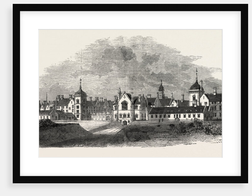 North-West Front of the Asylum Near Arlsey, Bedfordshire, for the Insane Poor of Hertfordshire, Bedfordshire, and Huntingdonshire by Anonymous