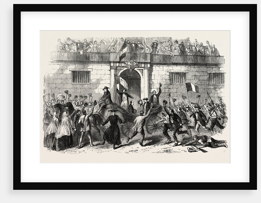 The Release of Political Prisoners from the Castellamare, Palermo, on June 19, Italy by Anonymous