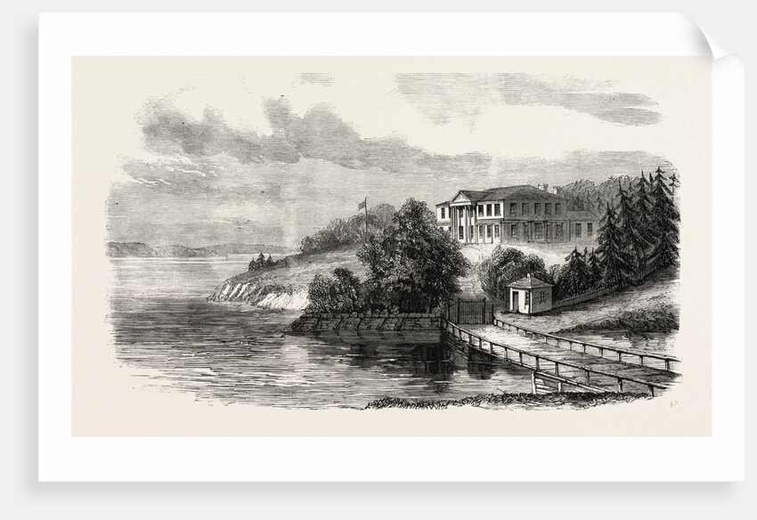 The Visit of the Prince of Wales to North America: The Government House, Charlotte Town, Prince Edward Island by Anonymous