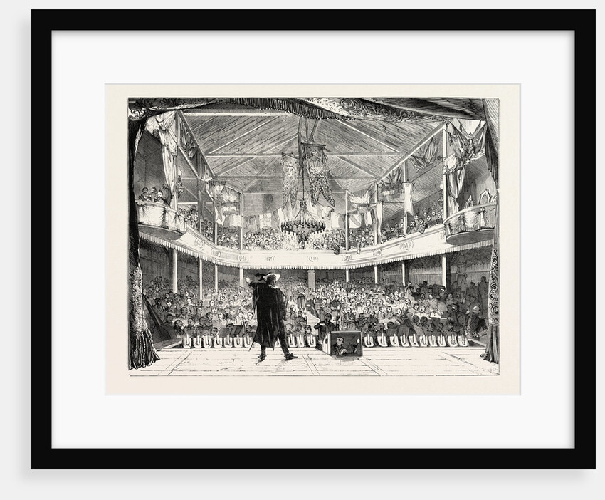 Interior of the Soldiers' Theatre at Mourmelon-Le-Grand, Chalons Camp by Anonymous