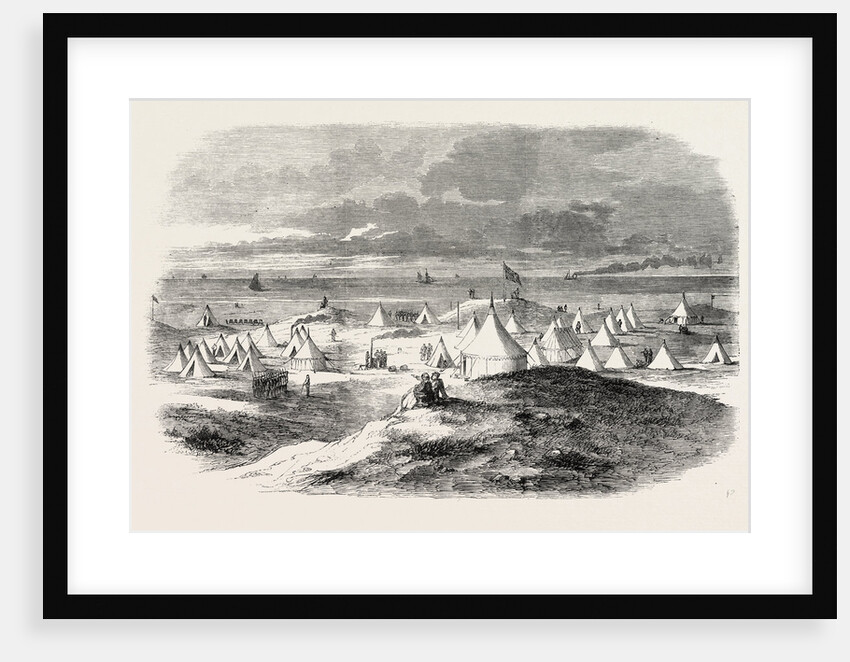 The Volunteer Camp, on Crosby Sands, Near Liverpool, UK by Anonymous