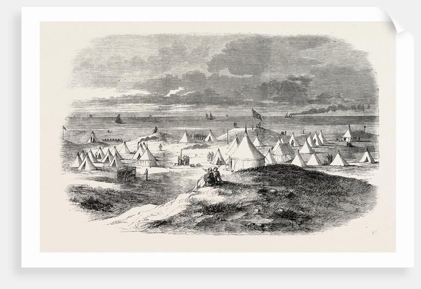 The Volunteer Camp, on Crosby Sands, Near Liverpool, UK by Anonymous