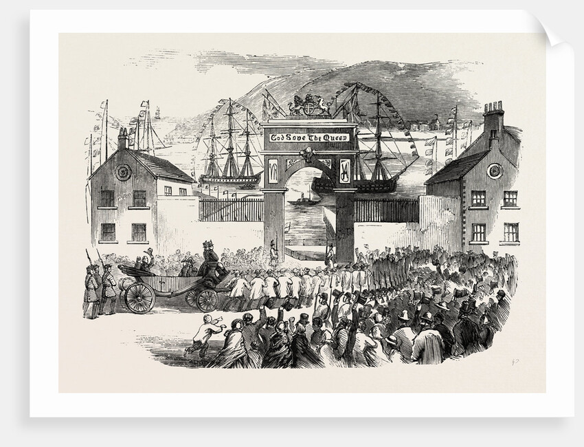 The Embarkation of the Prince of Wales at the Queen's Wharf, St. John's, Newfoundland by Anonymous