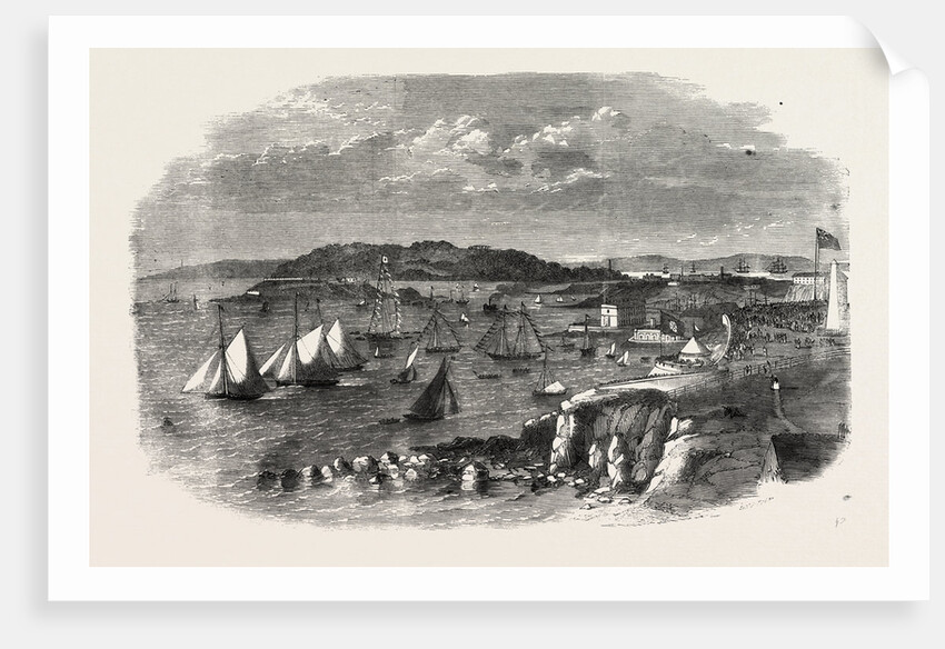 Plymouth Regatta: Start of Yachts in the First Race, UK by Anonymous