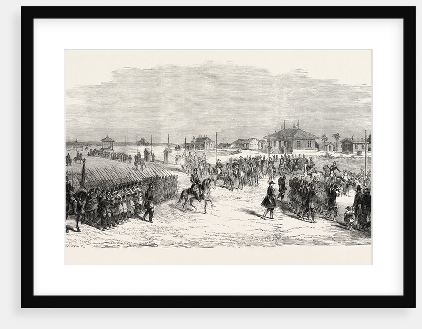 Imperial Headquarters at the Camp at Chalons, Situated About a Mile from the Village of Grand-Mourmelon by Anonymous