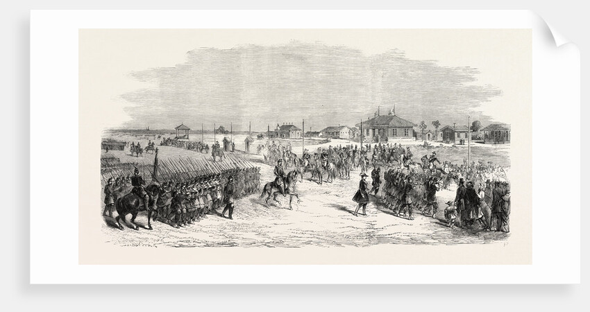 Imperial Headquarters at the Camp at Chalons, Situated About a Mile from the Village of Grand-Mourmelon by Anonymous
