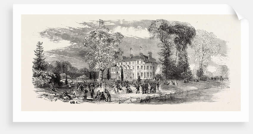 Fete at Denham Court, Near Uxbridge, UK by Anonymous