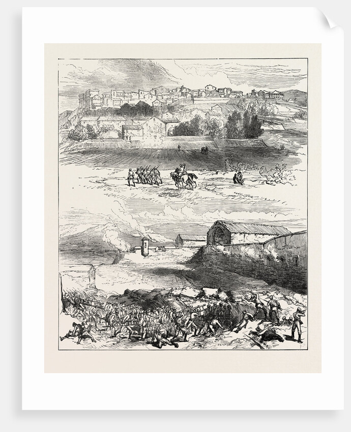 The War in Spain: Town of Puycerda by Anonymous