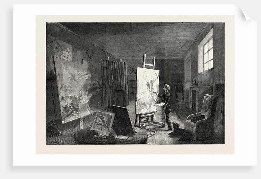 Sir Edwin Landseer's Studio. by Anonymous