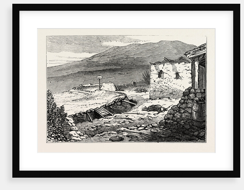 The Civil War in Spain: Carlist Trench, San Pedro De Abanto by Anonymous