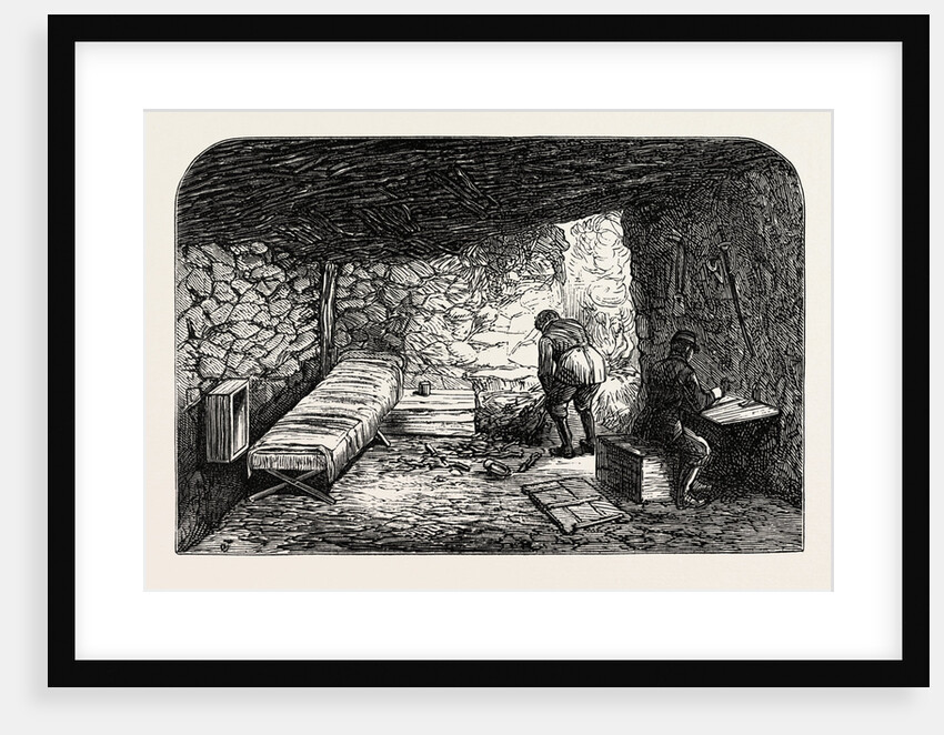 The Civil War in Spain: Casemate in the Battery of San Lorenzo by Anonymous