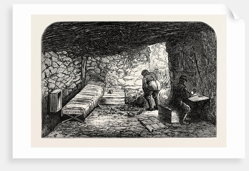 The Civil War in Spain: Casemate in the Battery of San Lorenzo by Anonymous