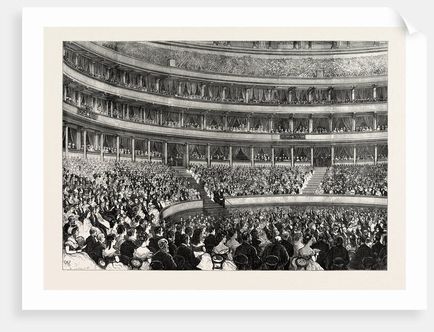 The Royal Albert Hall on a State Occasion, London by Anonymous