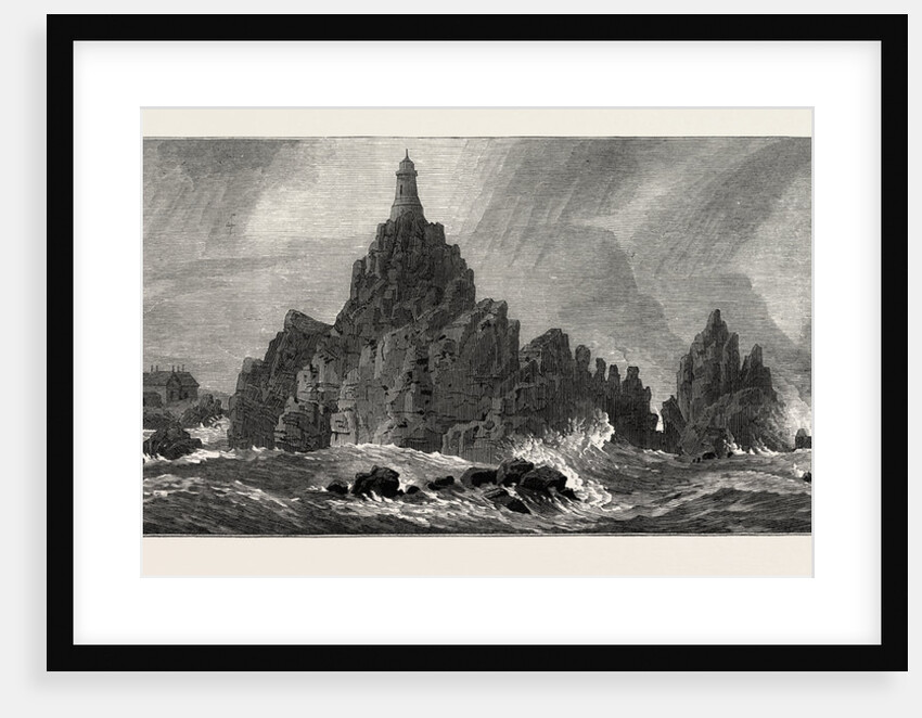 New Lighthouse, Corbiere Rocks, Jersey by Anonymous