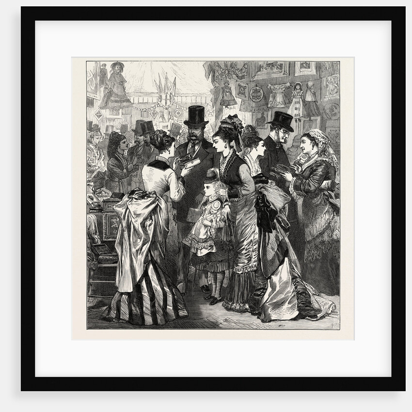 A Fashionable Charity Bazaar by Anonymous