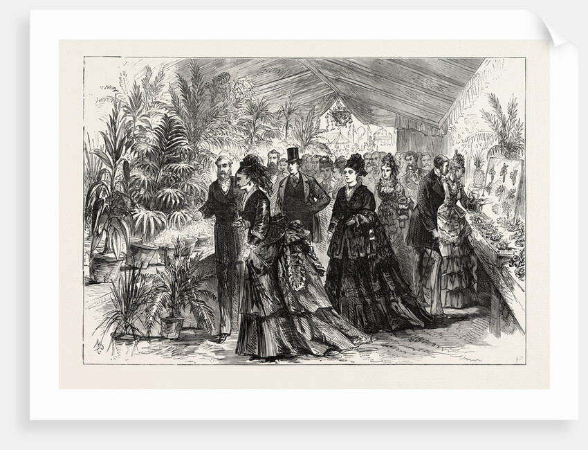Princess Louise at the Flower Show in the People's Garden, Willesden by Anonymous