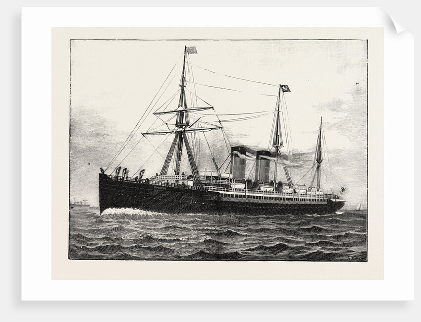 The Cunard Steamship Umbria by Anonymous