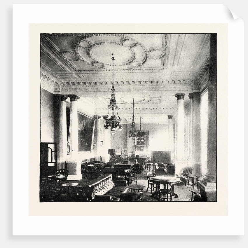 Smoking Room at the Junior Constitutional Club by Anonymous