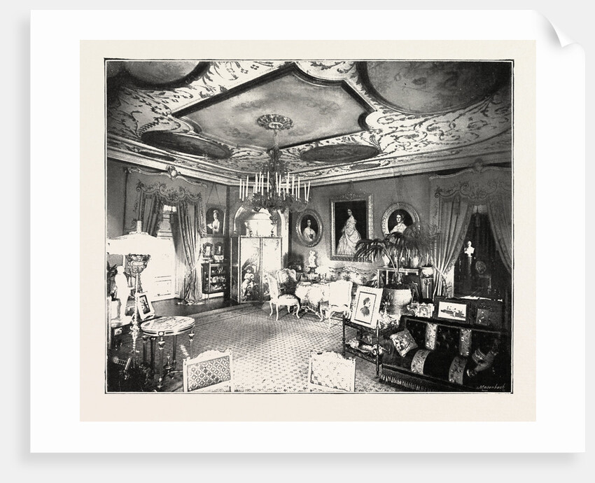 The Marriage of Princess Marie of Edinburgh: Drawing Room in the Castle of Sigmaringen by Anonymous