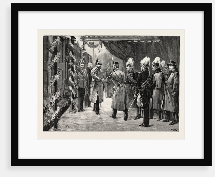 The Marriage of Princess Marie of Edinburgh: Arrival of the King of Romania at Sigmaringen by Anonymous