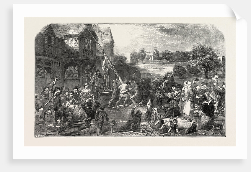 Raising the Maypole by Anonymous