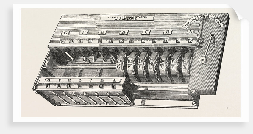 Israel Abraham Staffel's Calculating Machine by Anonymous